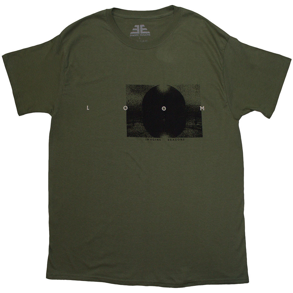 Imagine Dragons 'Loom Dark Circle' (Green) T-Shirt