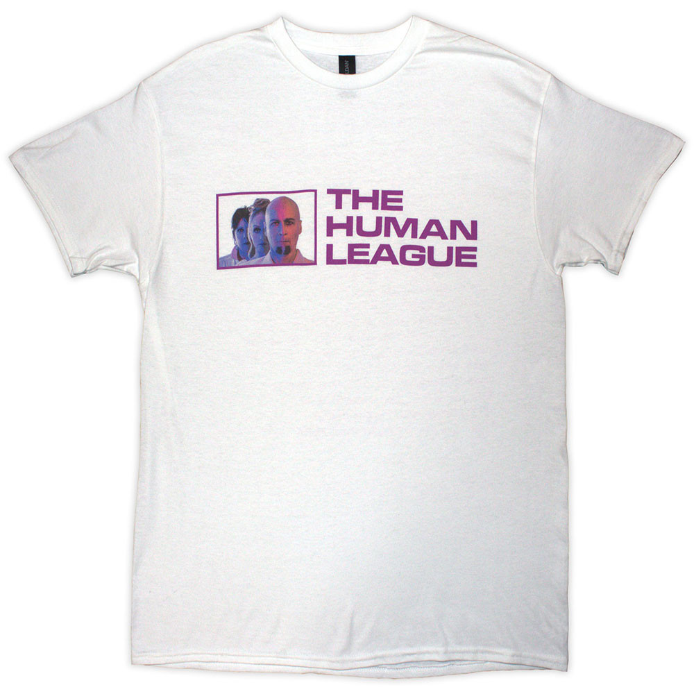 The Human League 'Generations Tour '24 Photo' (White) T-Shirt