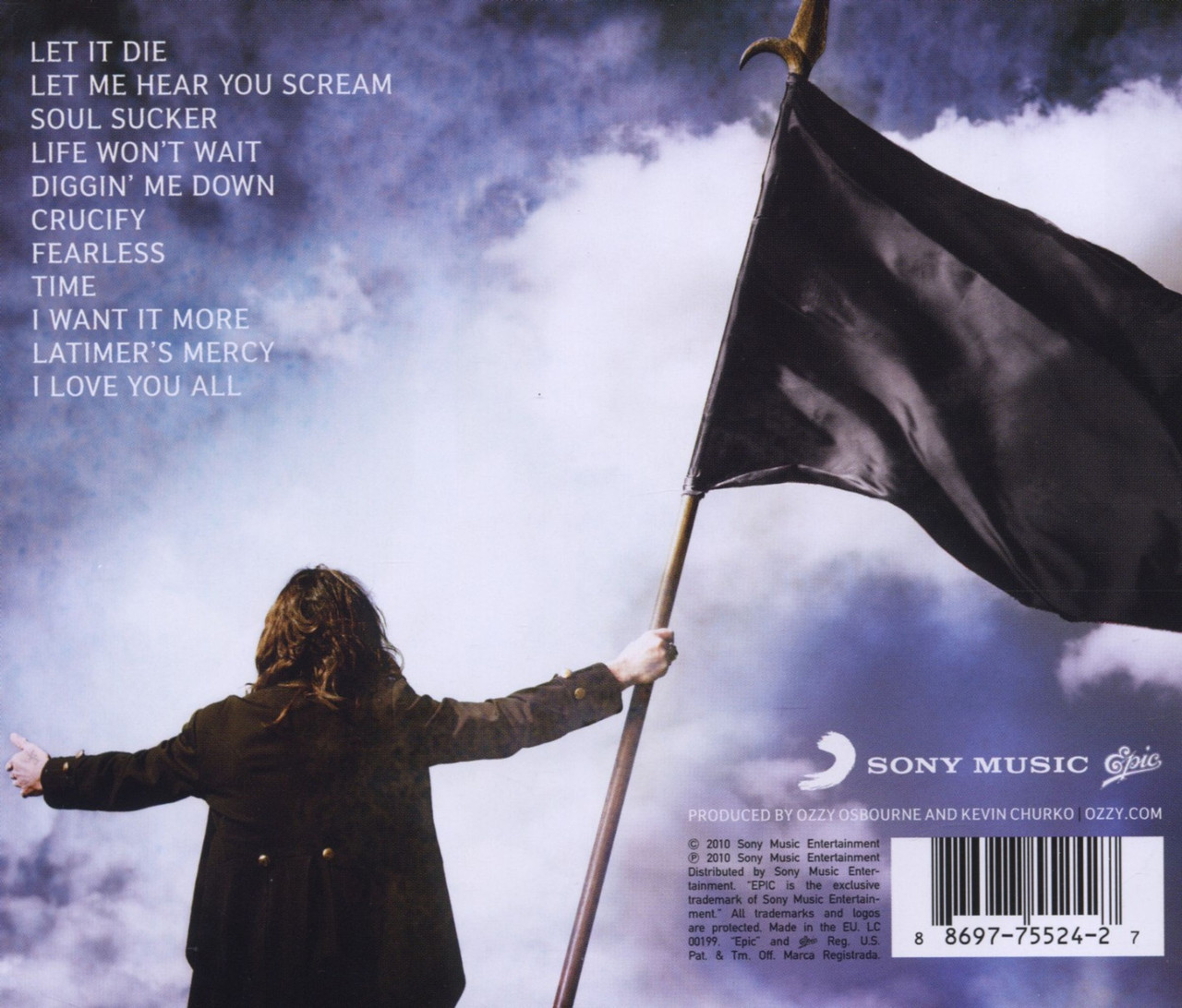 Ozzy Osbourne 'Scream' CD Jewel Case
