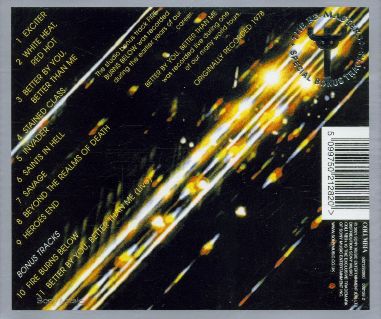 Judas Priest 'Stained Class' CD Jewel Case