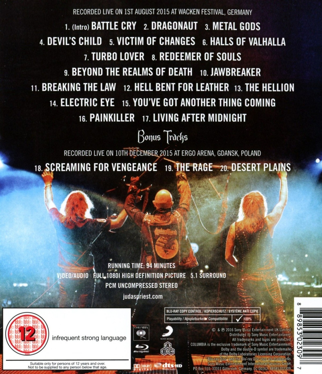 Judas Priest 'Battle Cry' Blu-ray