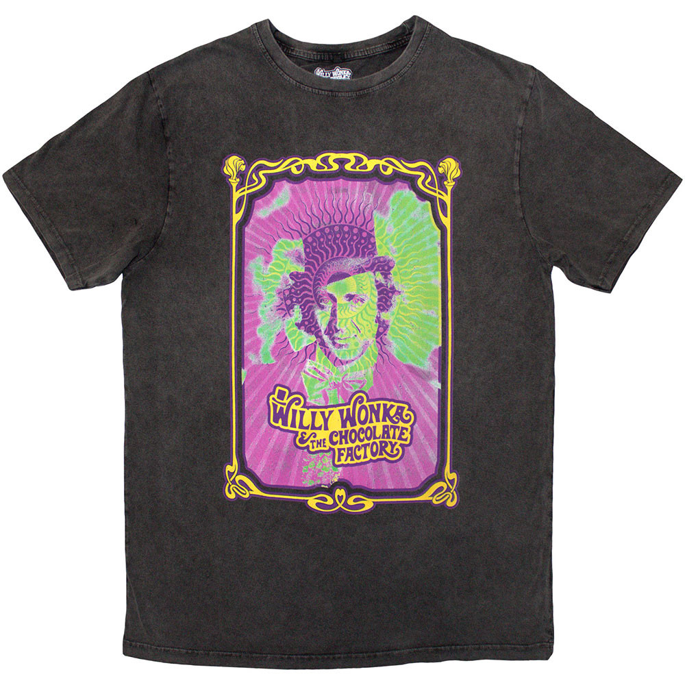 Willy Wonka 'Psych Poster' (Stone Wash) Limited Edition T-Shirt