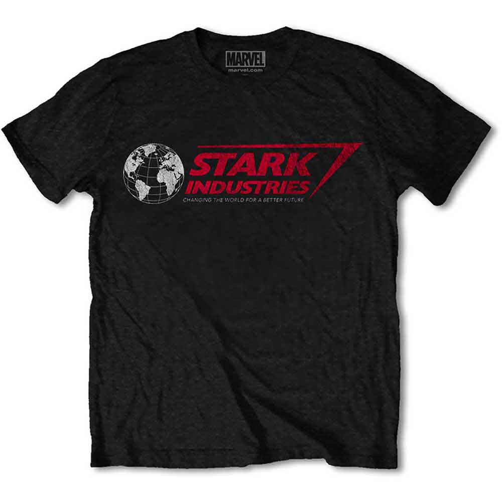 Marvel Iron Man 'Stark Industries' (Black) T-Shirt