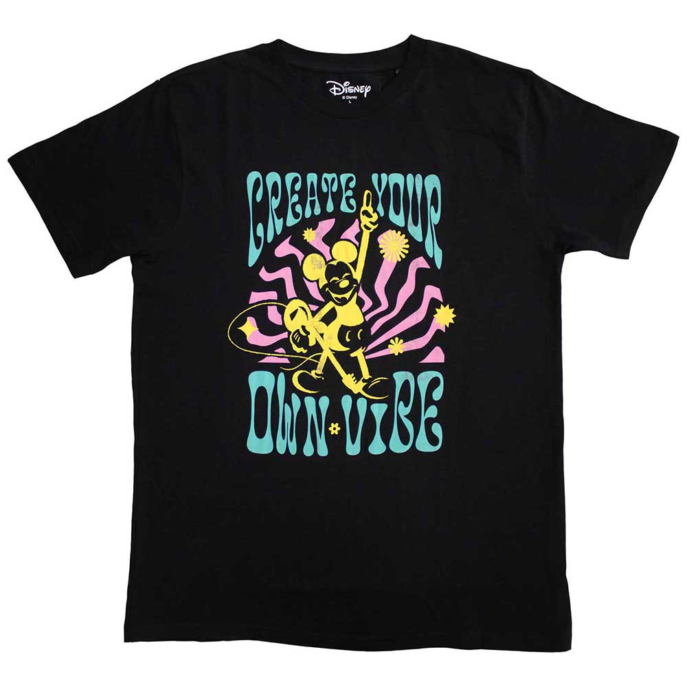 Disney Mickey Mouse 'Create Vibe' (Grey) T-Shirt