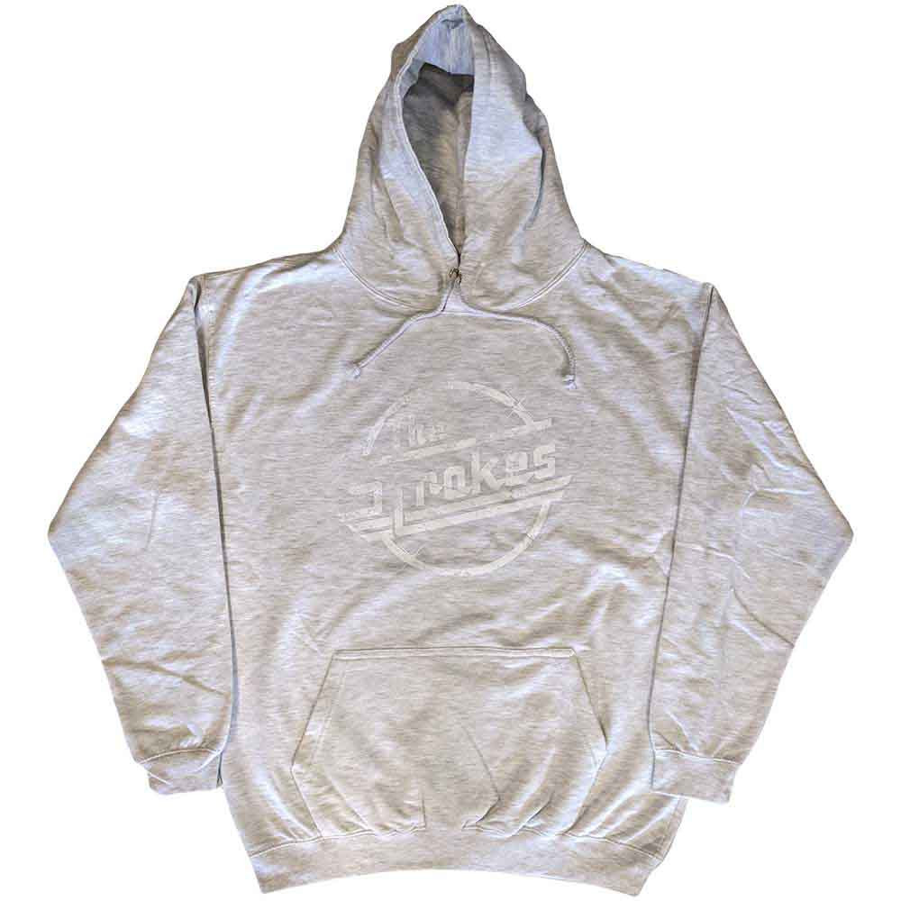 The Strokes 'Distressed Magna Mono' (Grey) Pull Over Hoodie