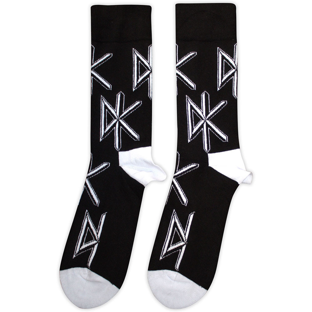 Dead Kennedys 'DK Logo Repeat' (Black) Socks (One Size = UK 7-11)