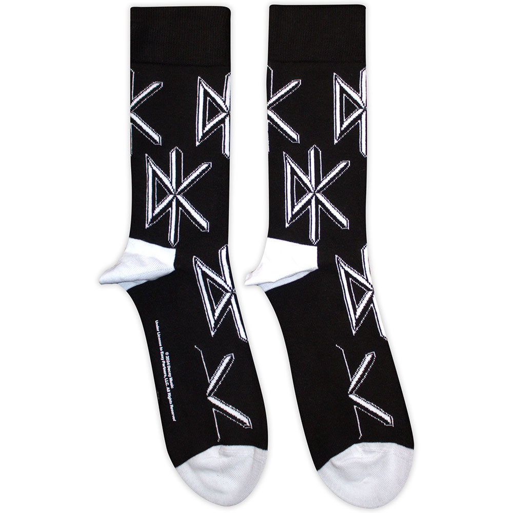 Dead Kennedys 'DK Logo Repeat' (Black) Socks (One Size = UK 7-11)