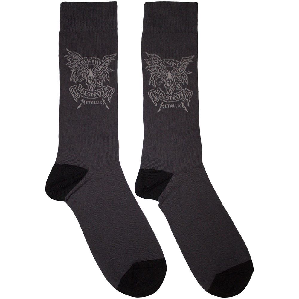 Metallica 'Seek & Destroy' (Multicolour) Socks (One Size = UK 7-11)