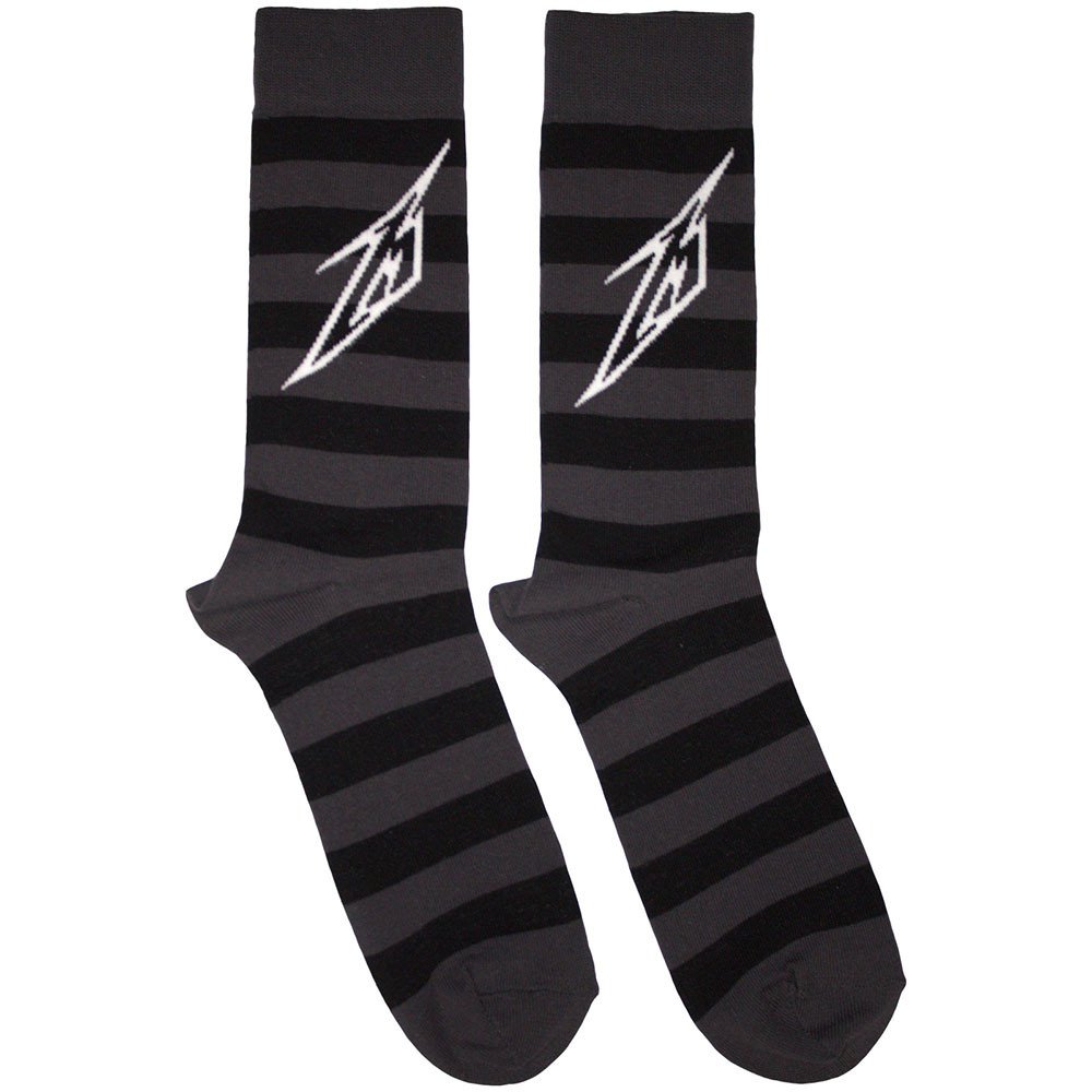 Metallica 'Lightning M' (Multicolour) Socks (One Size = UK 7-11)