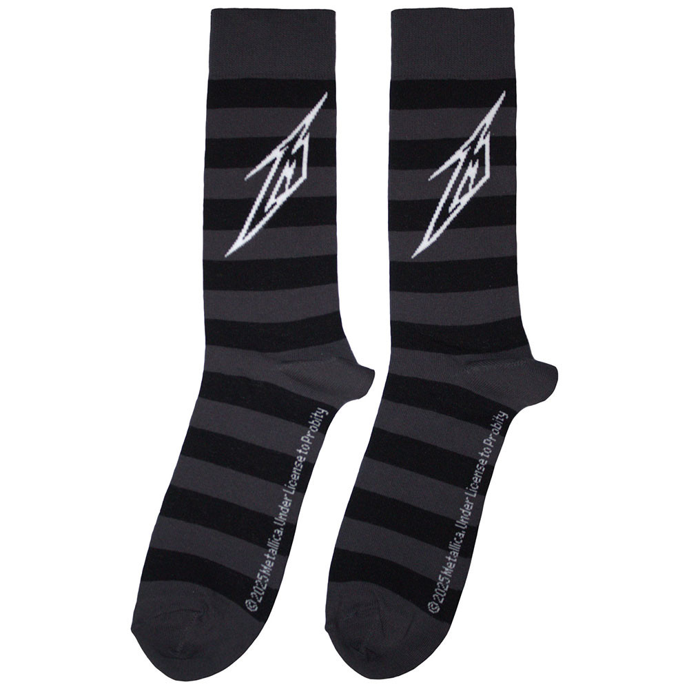 Metallica 'Lightning M' (Multicolour) Socks (One Size = UK 7-11)