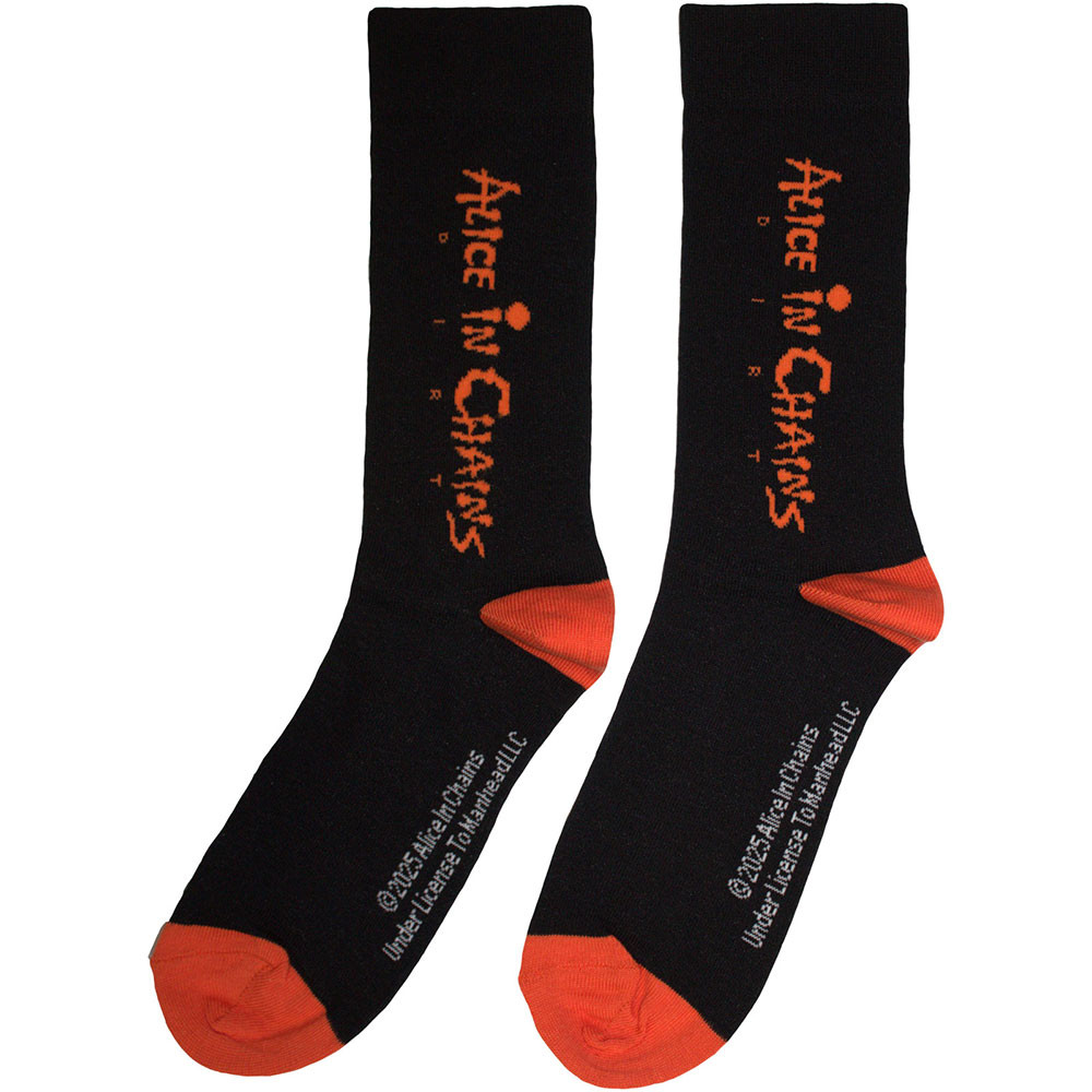 Alice In Chains 'Logo' (Black) Socks (One Size = UK 7-11)