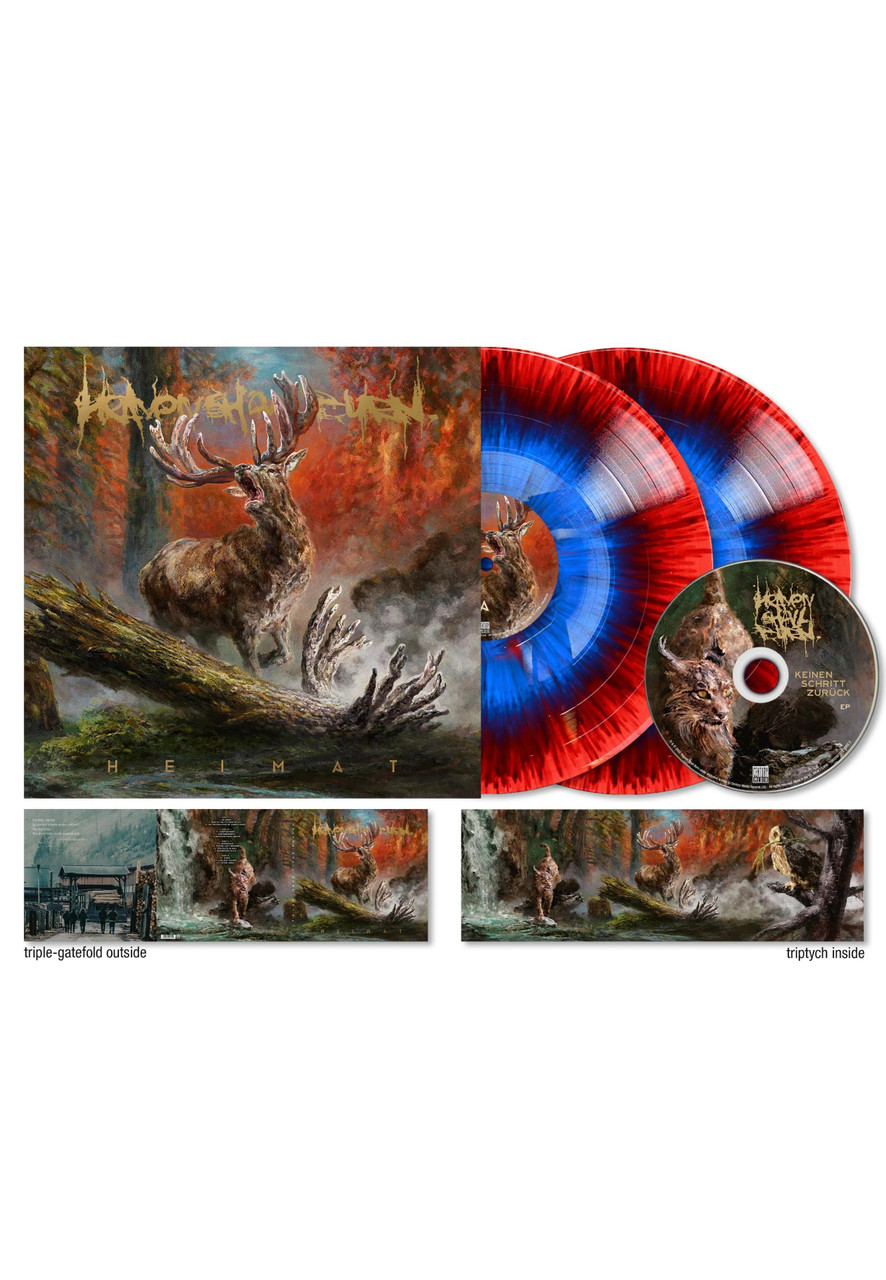 Heaven Shall Burn 'Heimat' 2LP Deluxe Red Blue Splatter Vinyl + CD
