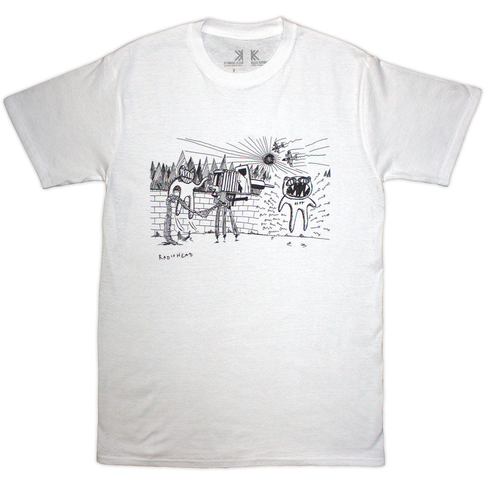 The Salvages TシャツRadiohead Radiohead_Despot_White_T-