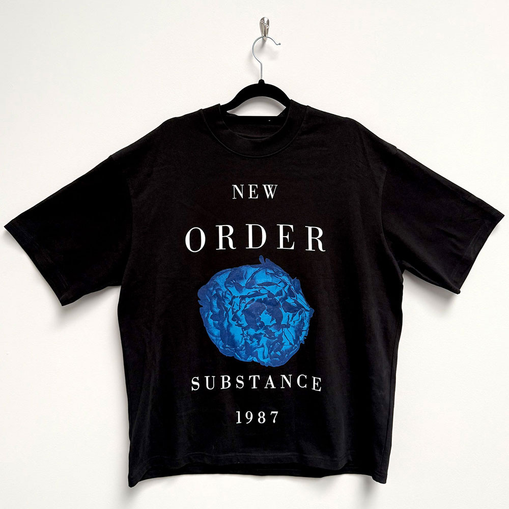 New Order 'Substance 1987' (Black) Oversized Boxy T-Shirt - Limited Edition