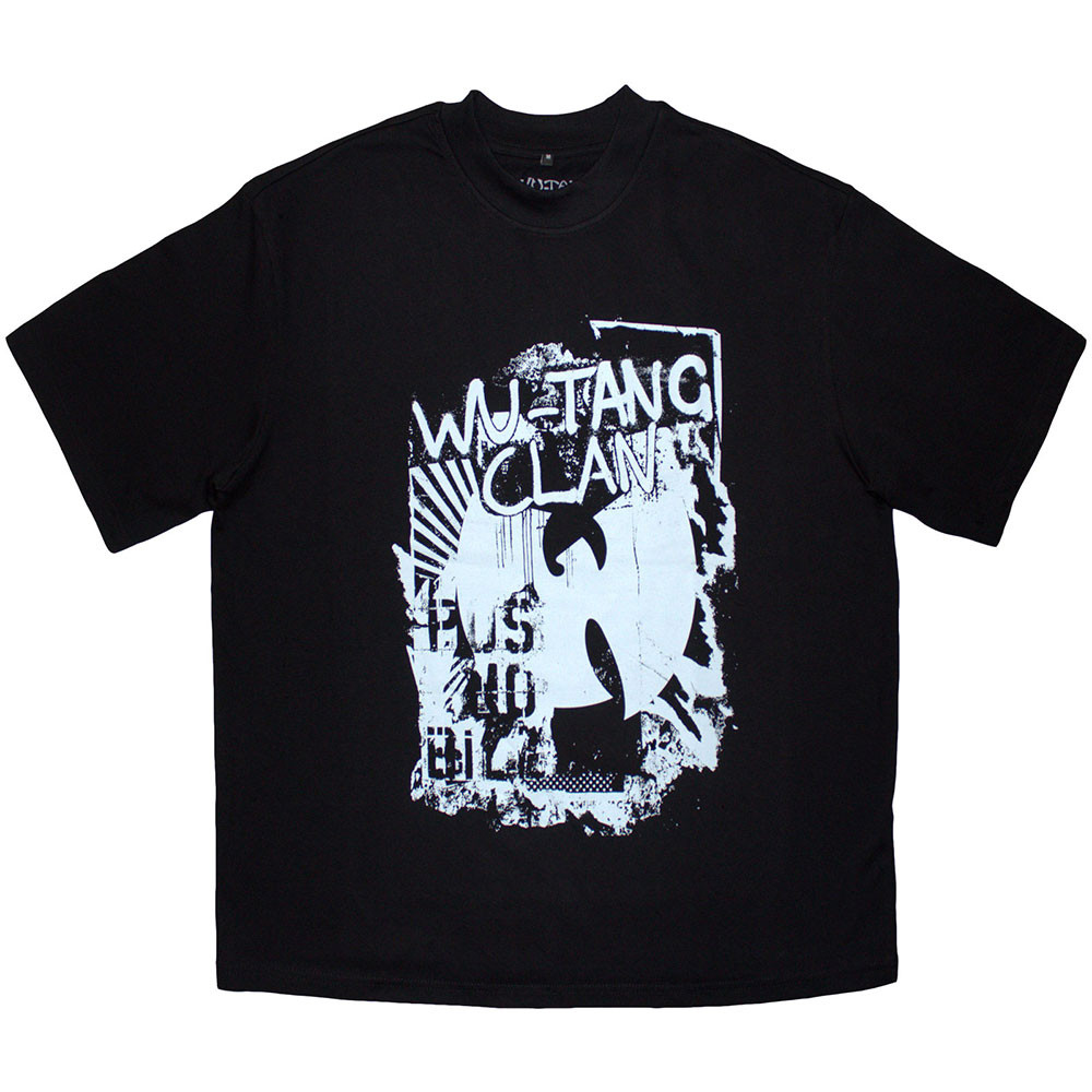 Wu-Tang Clan 'Graffiti' (Black) Oversized Boxy T-Shirt - Limited Edition