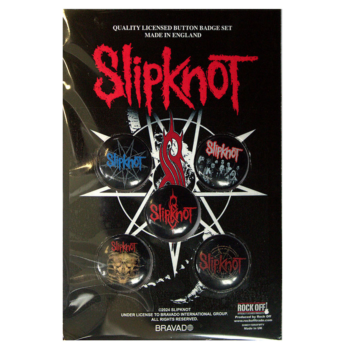 Slipknot 'Tribal S' Button Badge Pack