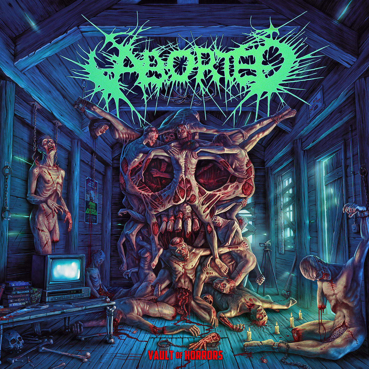 Aborted 'Vault Of Horrors' CD Jewel Case