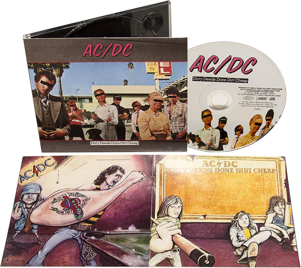 AC/DC 'Dirty Deeds Done Dirt Cheap' CD Digipack