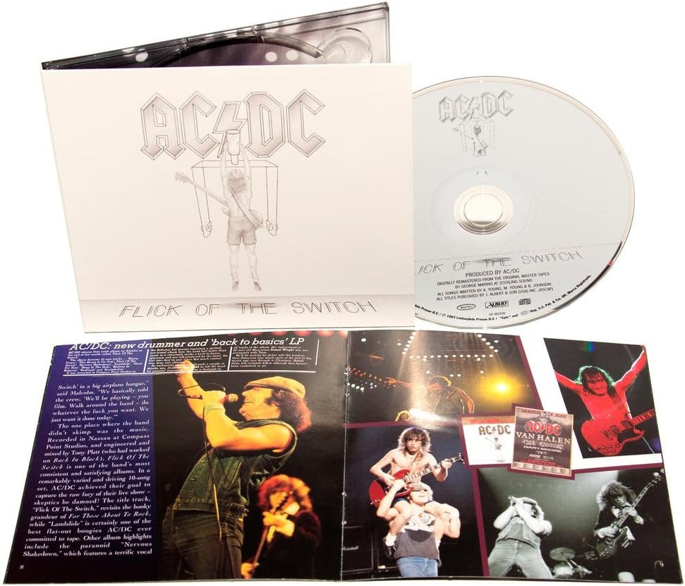 AC/DC 'Flick Of The Switch' CD Digipack