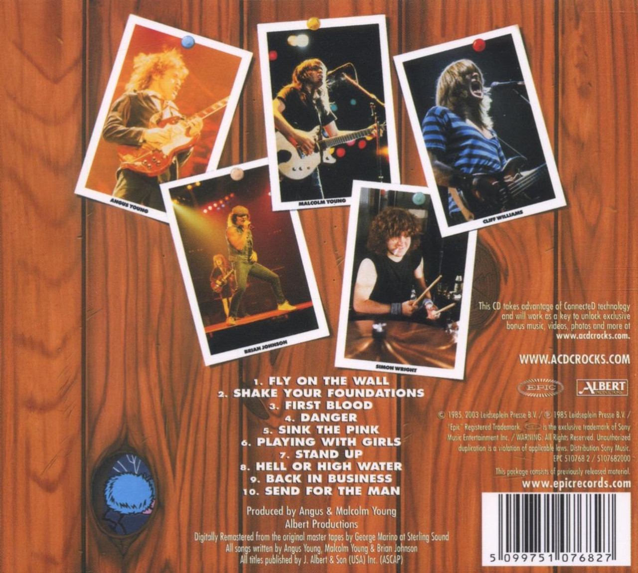 AC/DC 'Fly On The Wall' CD Digipack