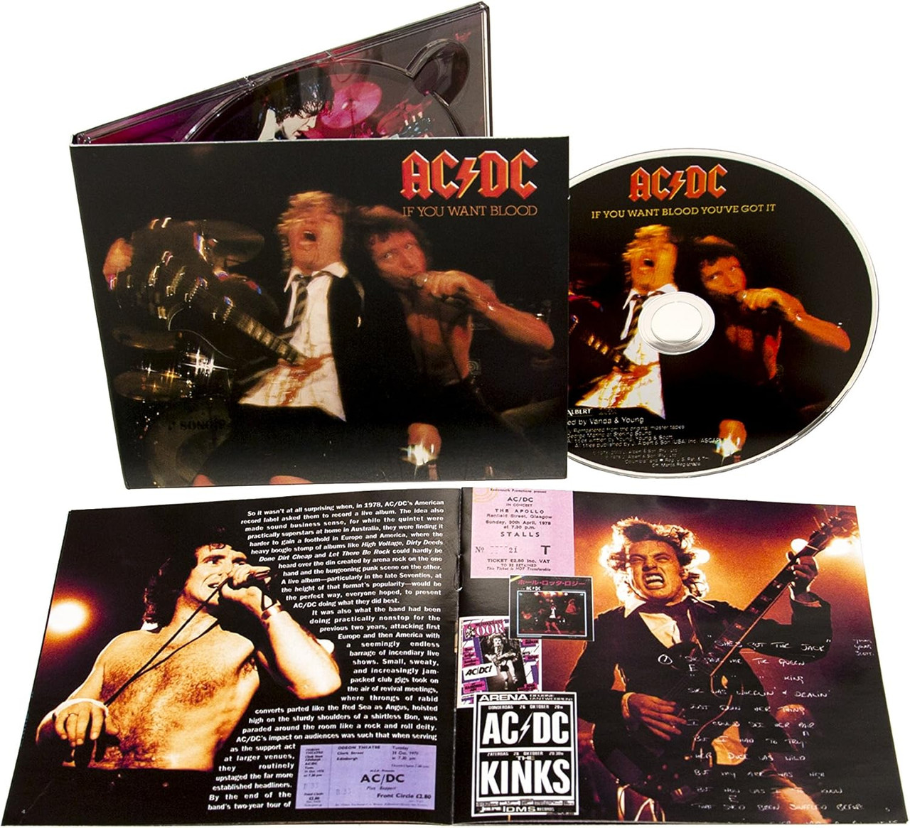 AC/DC 'If You Want Blood You've Got It' CD Digipack