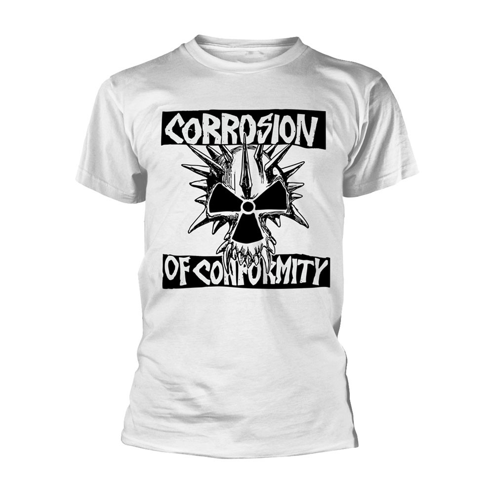 Corrosion of Conformity 'Skull Logo' (White) T-Shirt
