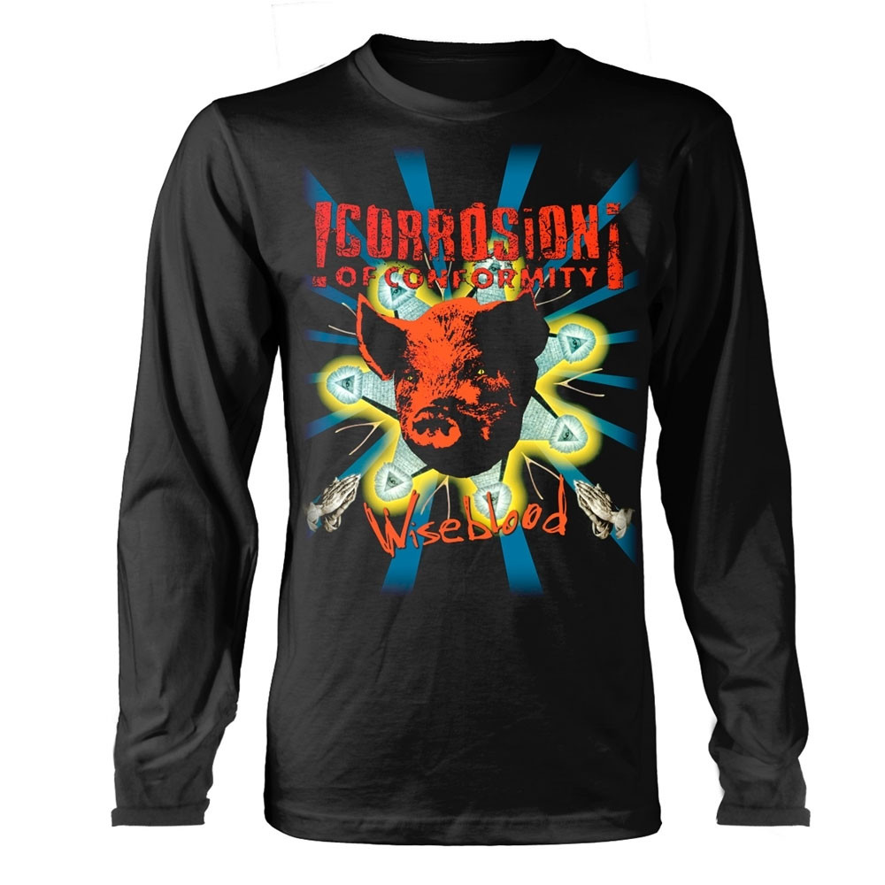 Corrosion of Conformity 'Wiseblood' (Black) Long Sleeve Shirt