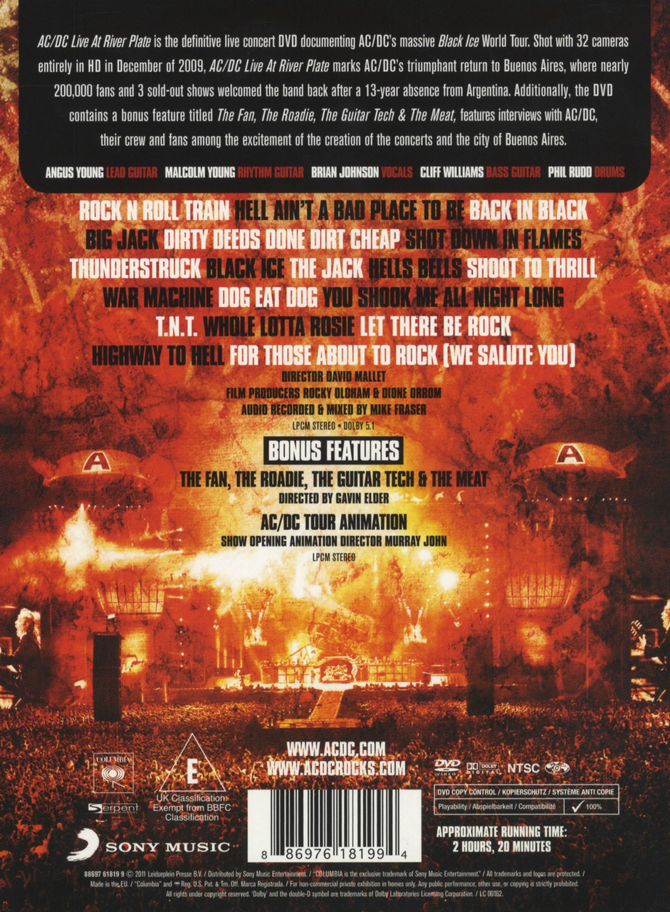 AC/DC 'Live At River Plate' DVD