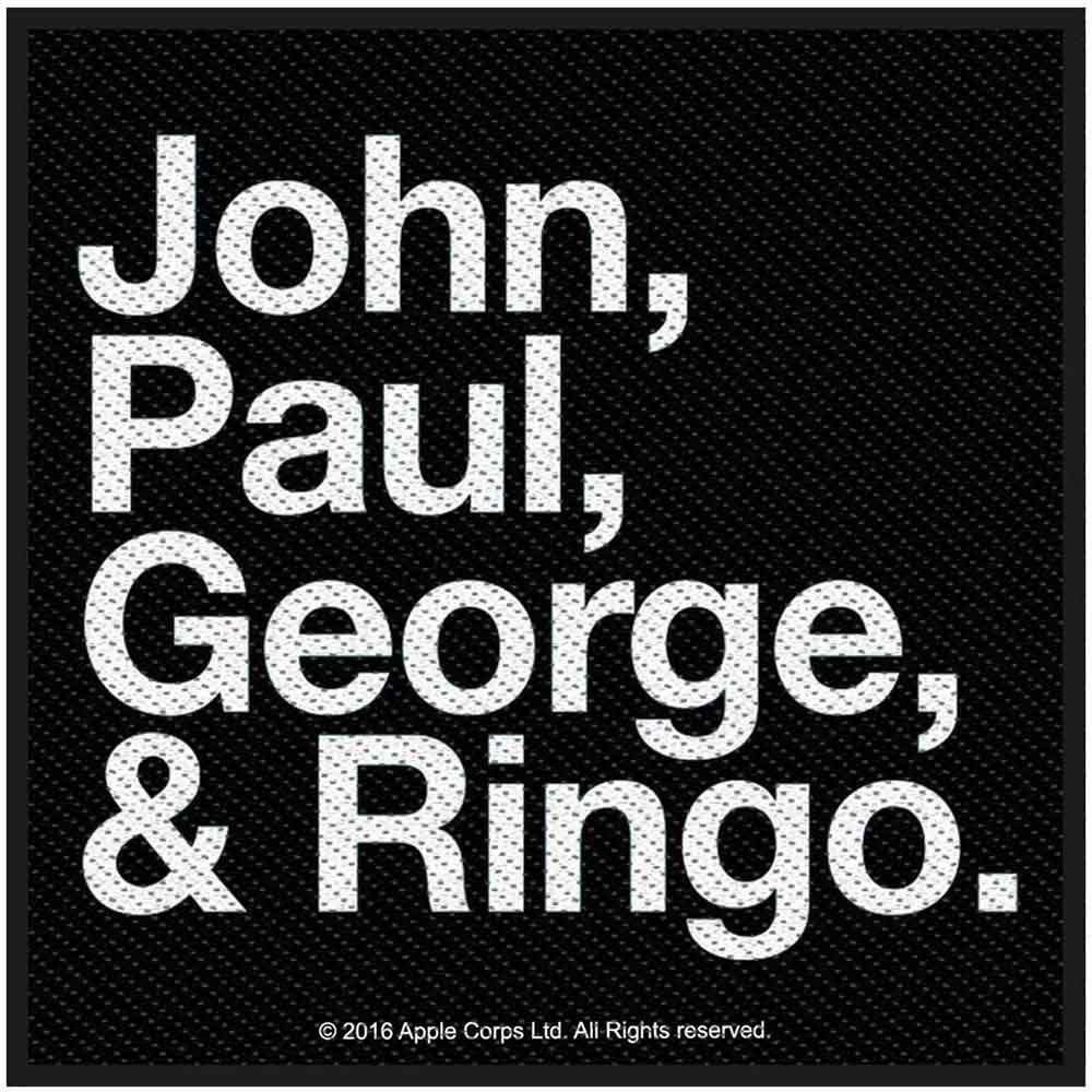 The Beatles 'John, Paul, George & Ringo' Patch