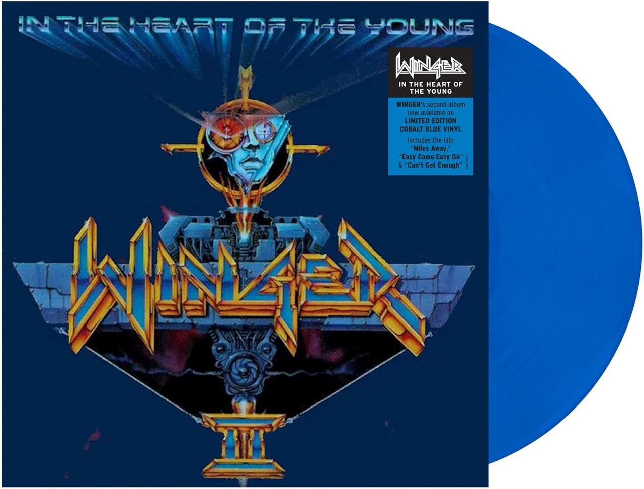 Winger 'II: In The Heart of the Young' LP Cobalt Blue Vinyl