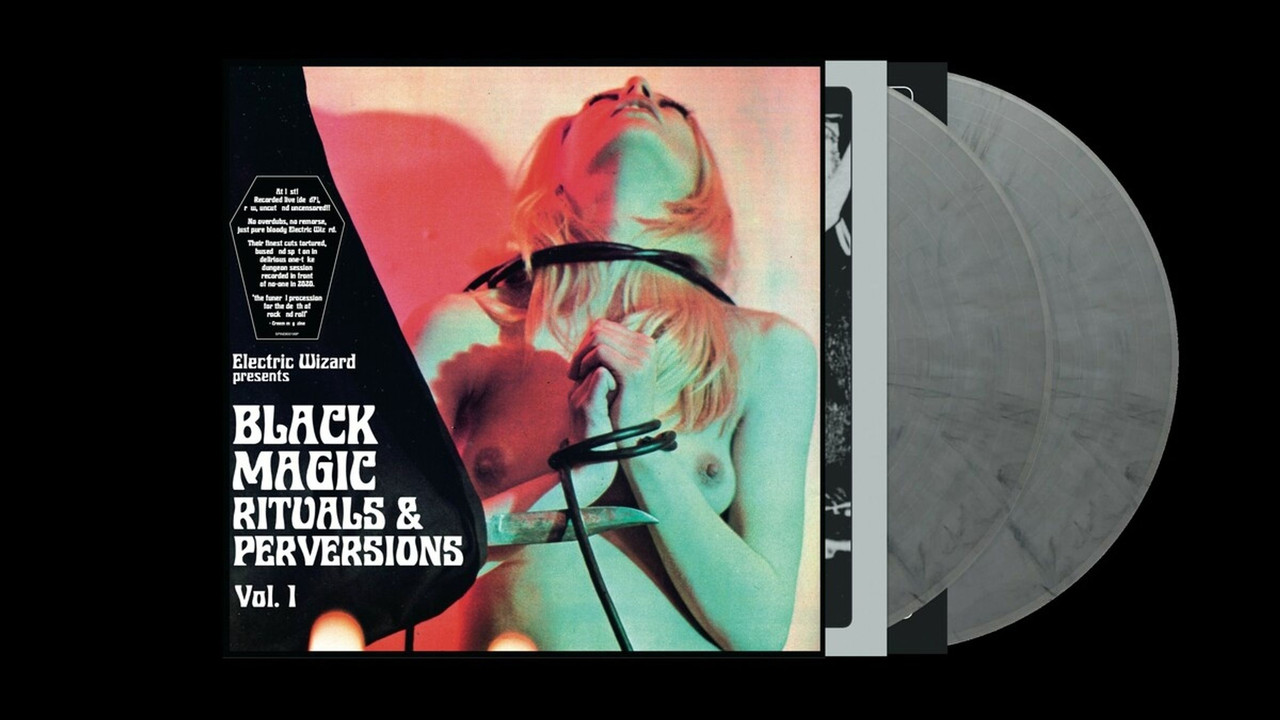 Electric Wizard 'Black Magic Rituals & Perversions Vol. 1' 2LP Grey Marble Crystal Meth Vinyl