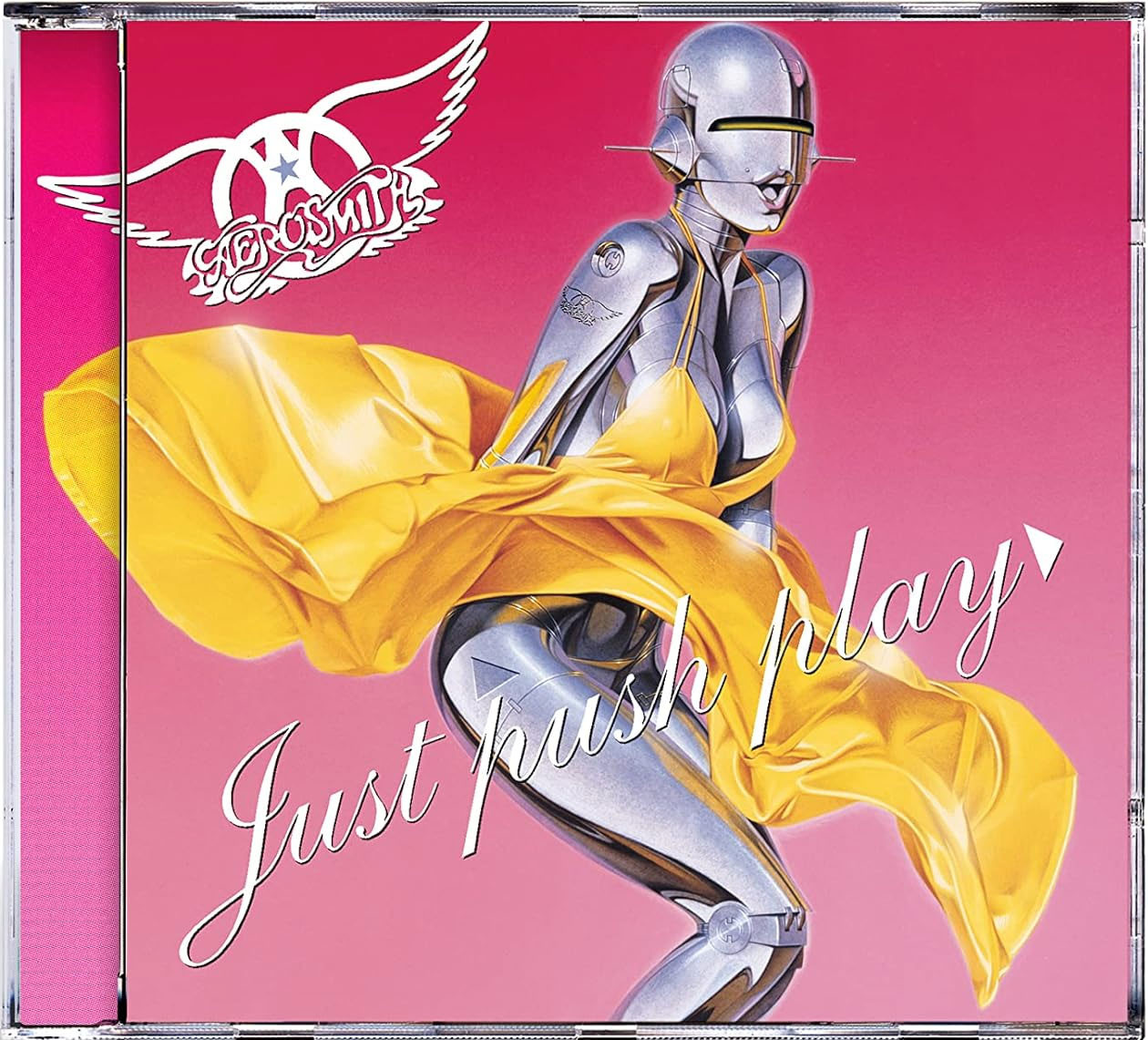 Aerosmith 'Just Push Play' CD Jewel Case Front