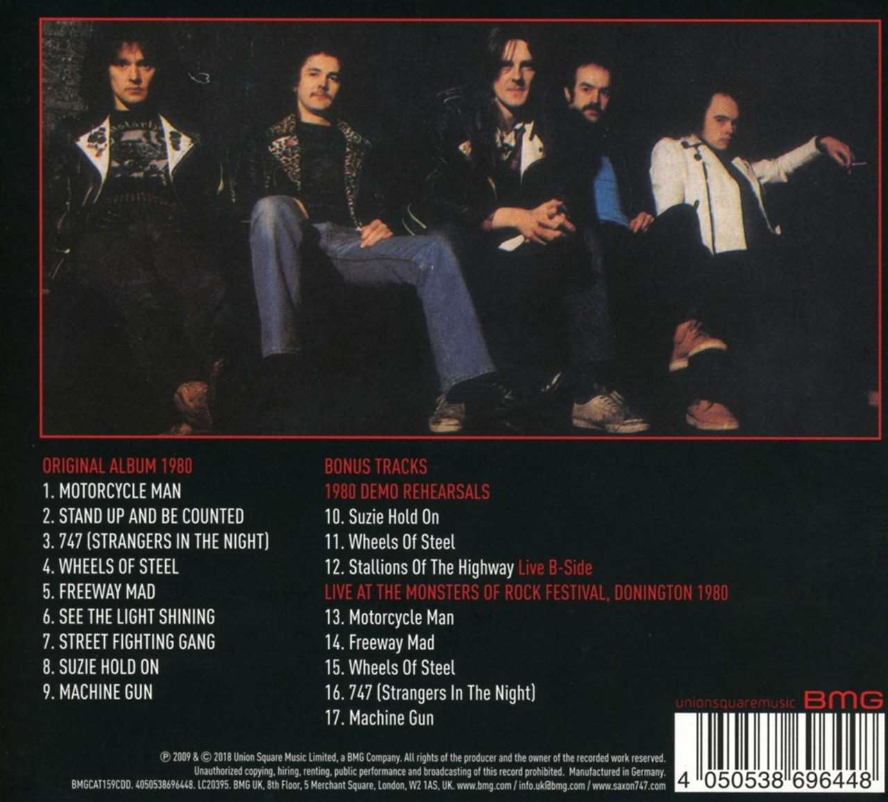 Saxon 'Wheels of Steel' 2CD Digipack