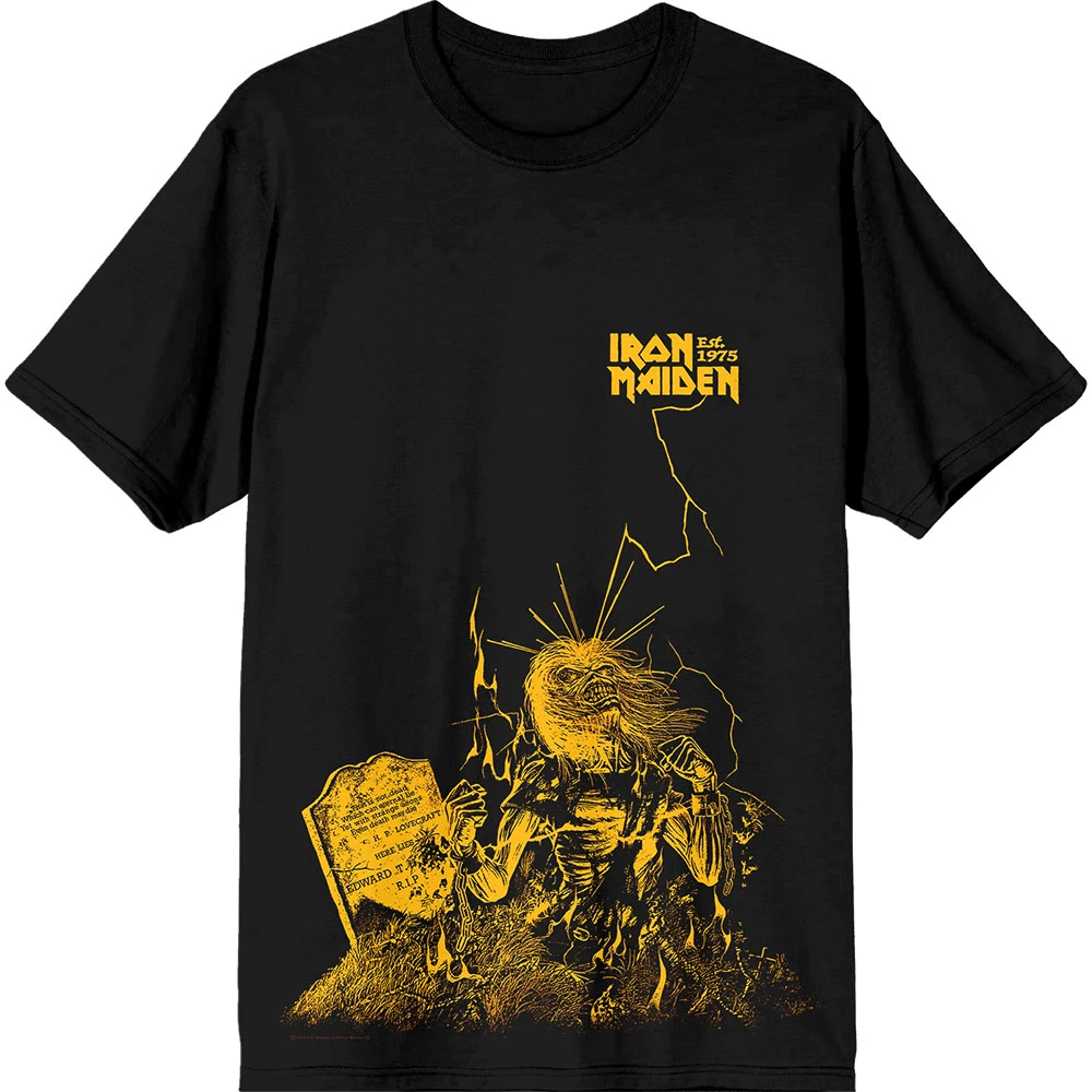 Iron Maiden 'Est.1975 Life After Death Lightning' (Black) T-Shirt