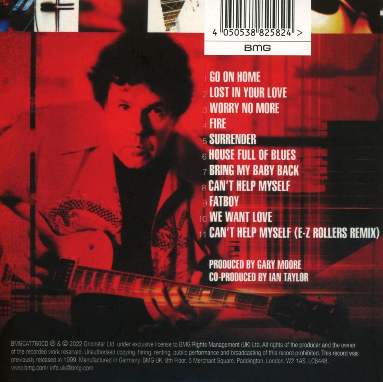 Gary Moore 'A Different Beat' CD Digipack