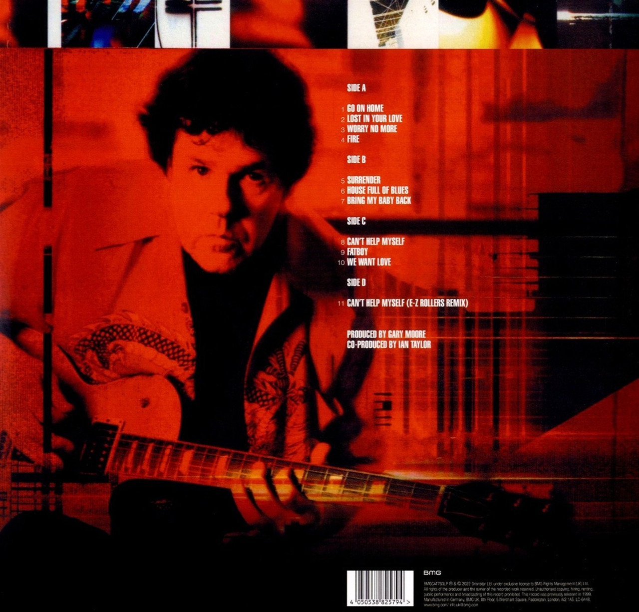 Gary Moore 'A Different Beat' 2LP Translucent Orange Vinyl
