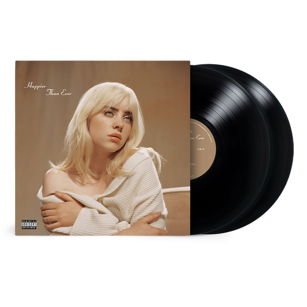 Billie Eilish 'Happier Than Ever' 2LP Gatefold Black Vinyl