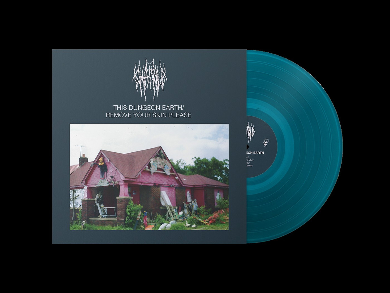 Chat Pile 'This Dungeon Earth / Remove Your Skin Please' LP Sea Blue Vinyl