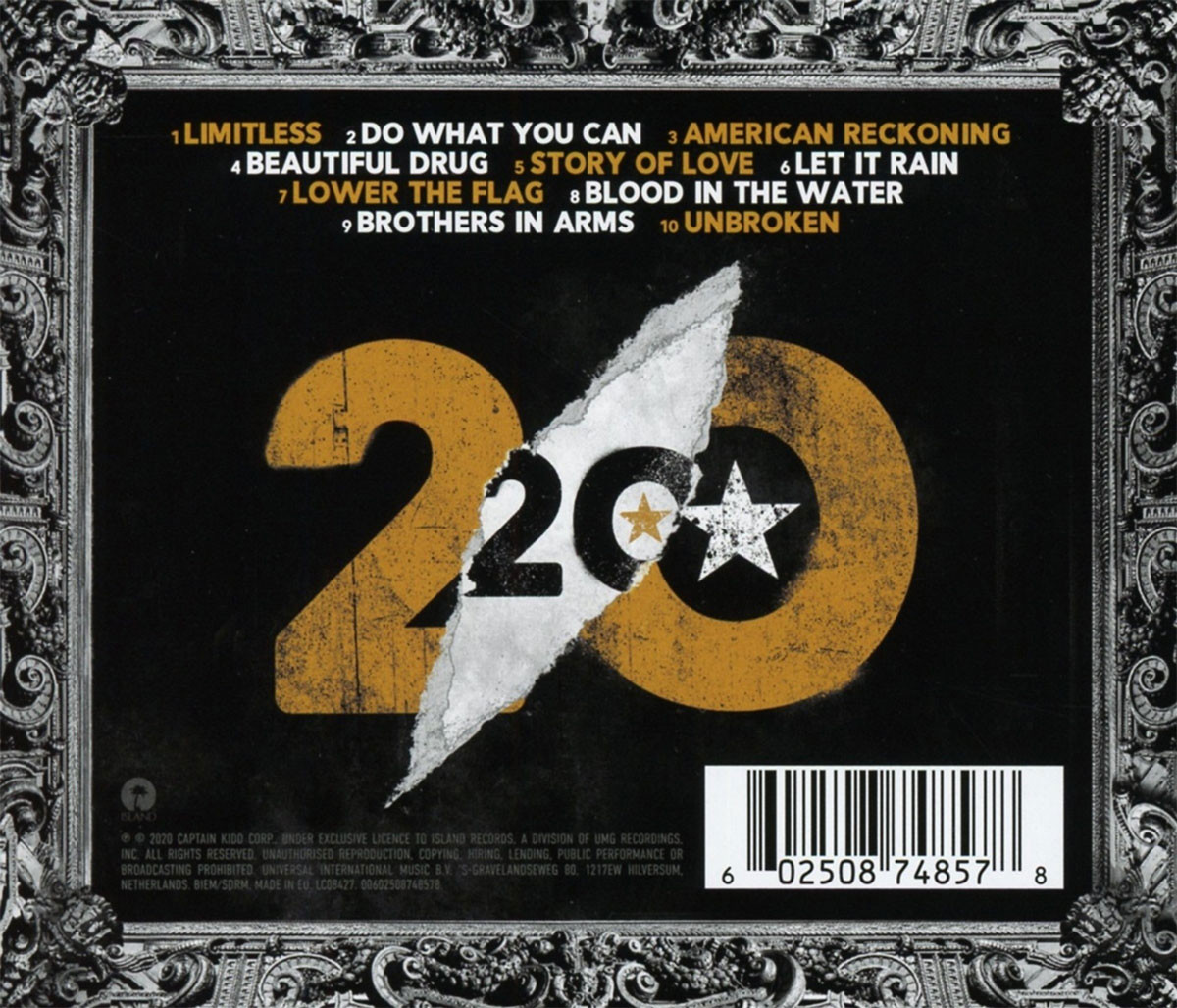 Bon Jovi '2020' CD Back