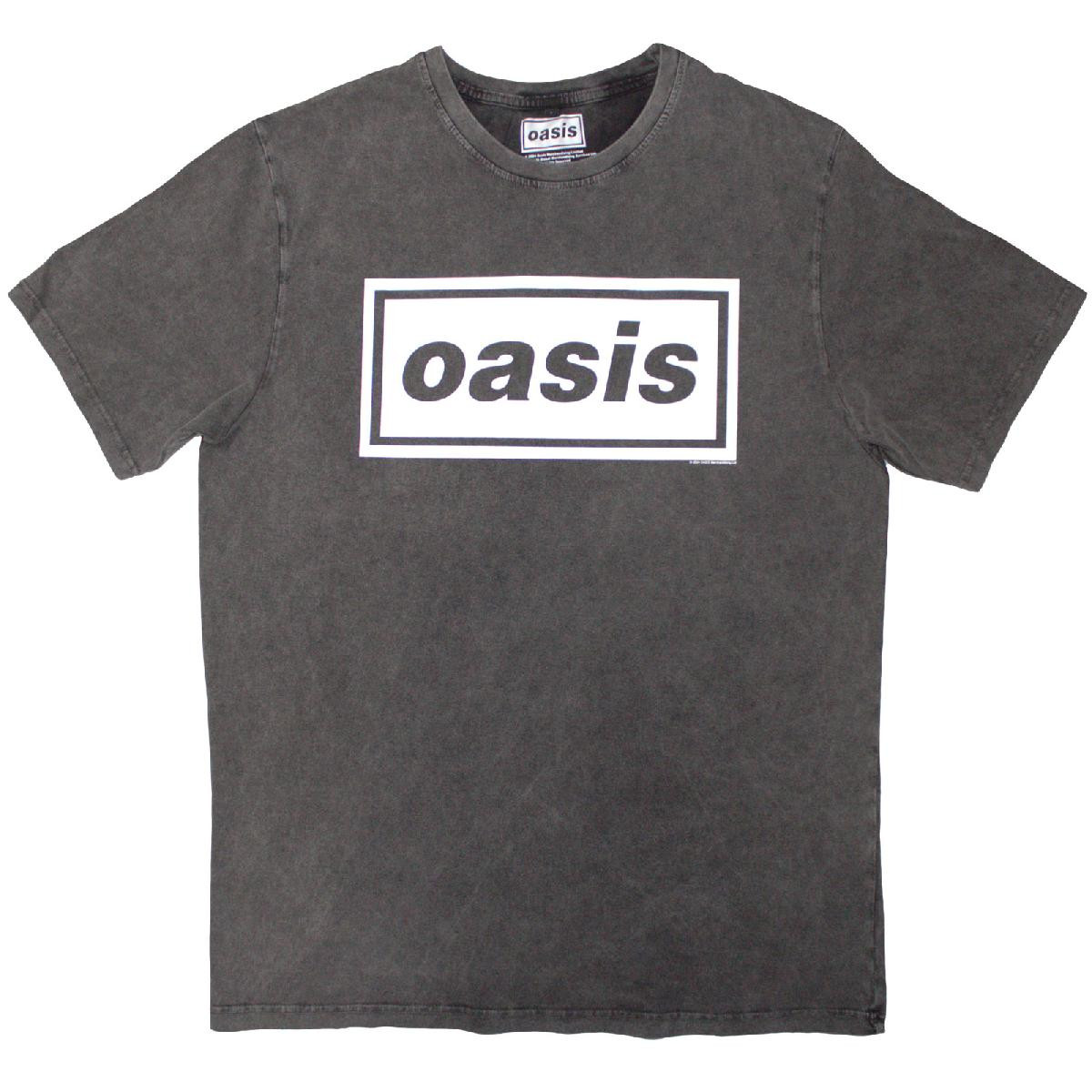 Oasis 'Decca Logo' (Stone Wash) Limited Edition T-Shirt