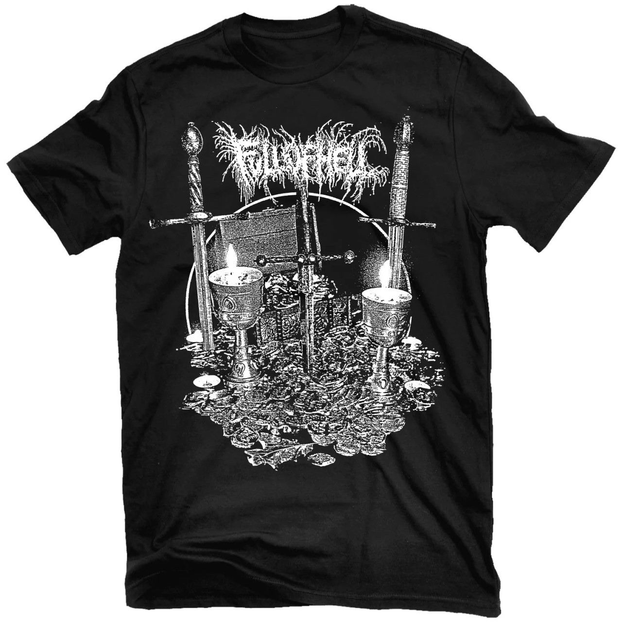 Full of Hell 'Burning Myrrh' (Black) T-Shirt - US Import
