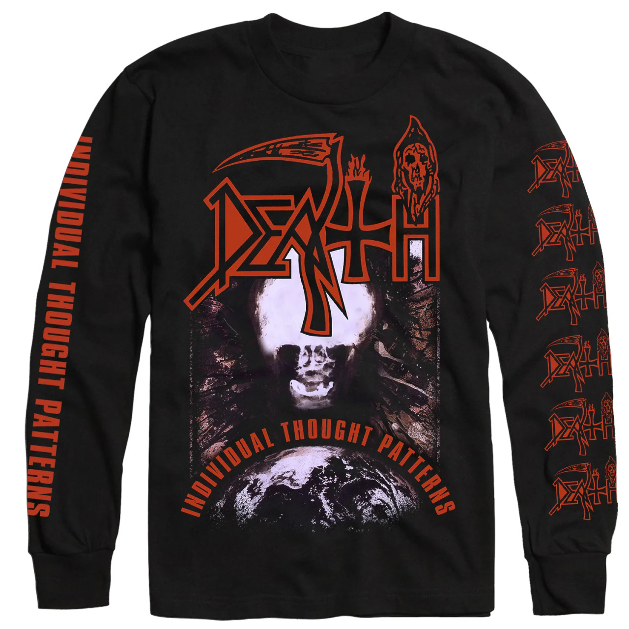 Death 'Individual Thought Patterns' (Black) Long Sleeve Shirt