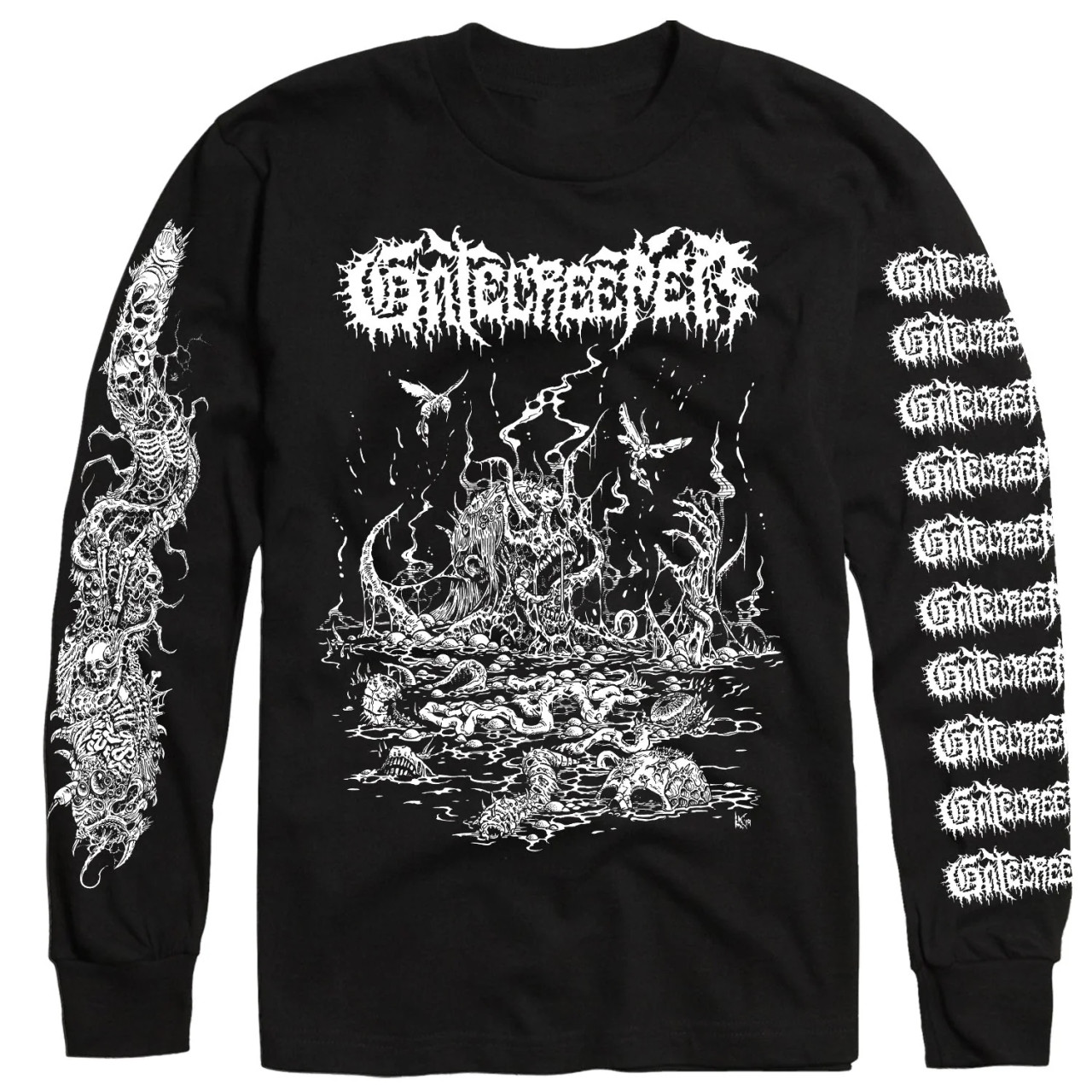 Gatecreeper 'Deserted' (Black) Long Sleeve Shirt