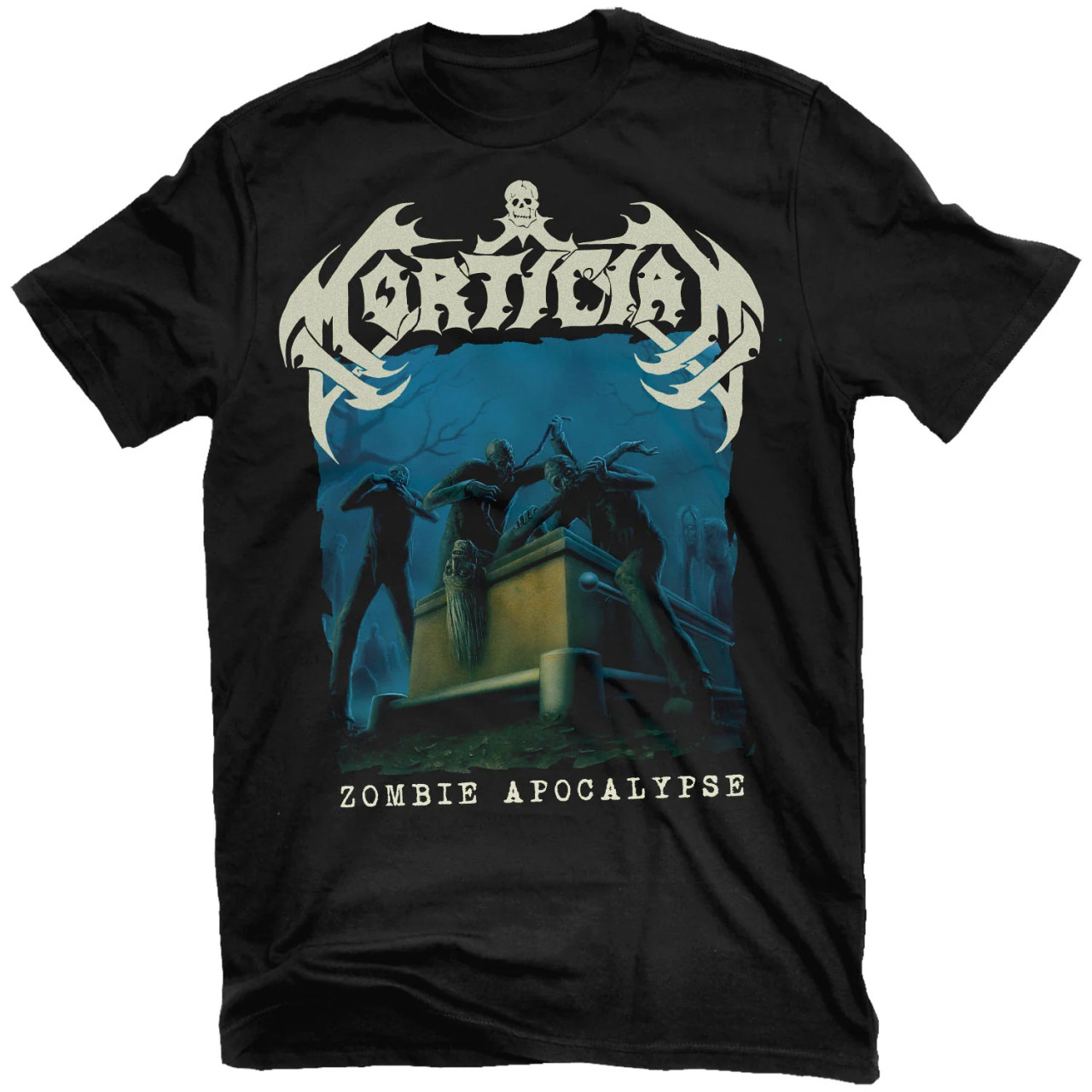 Mortician 'Zombie Apocalypse' (Black) T-Shirt