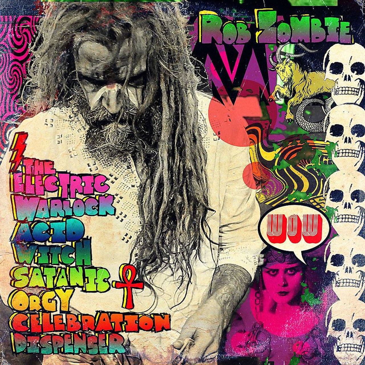 Rob Zombie 'The Electric Warlock Acid Witch Satanic Orgy Celebration Dispenser' CD