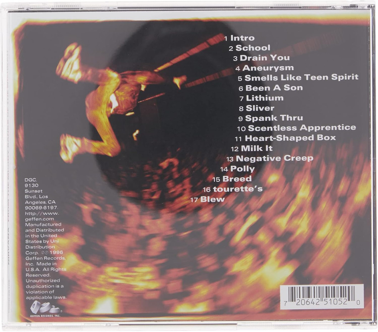 Nirvana 'From The Muddy Banks Of The Wishkah' CD Jewel Case