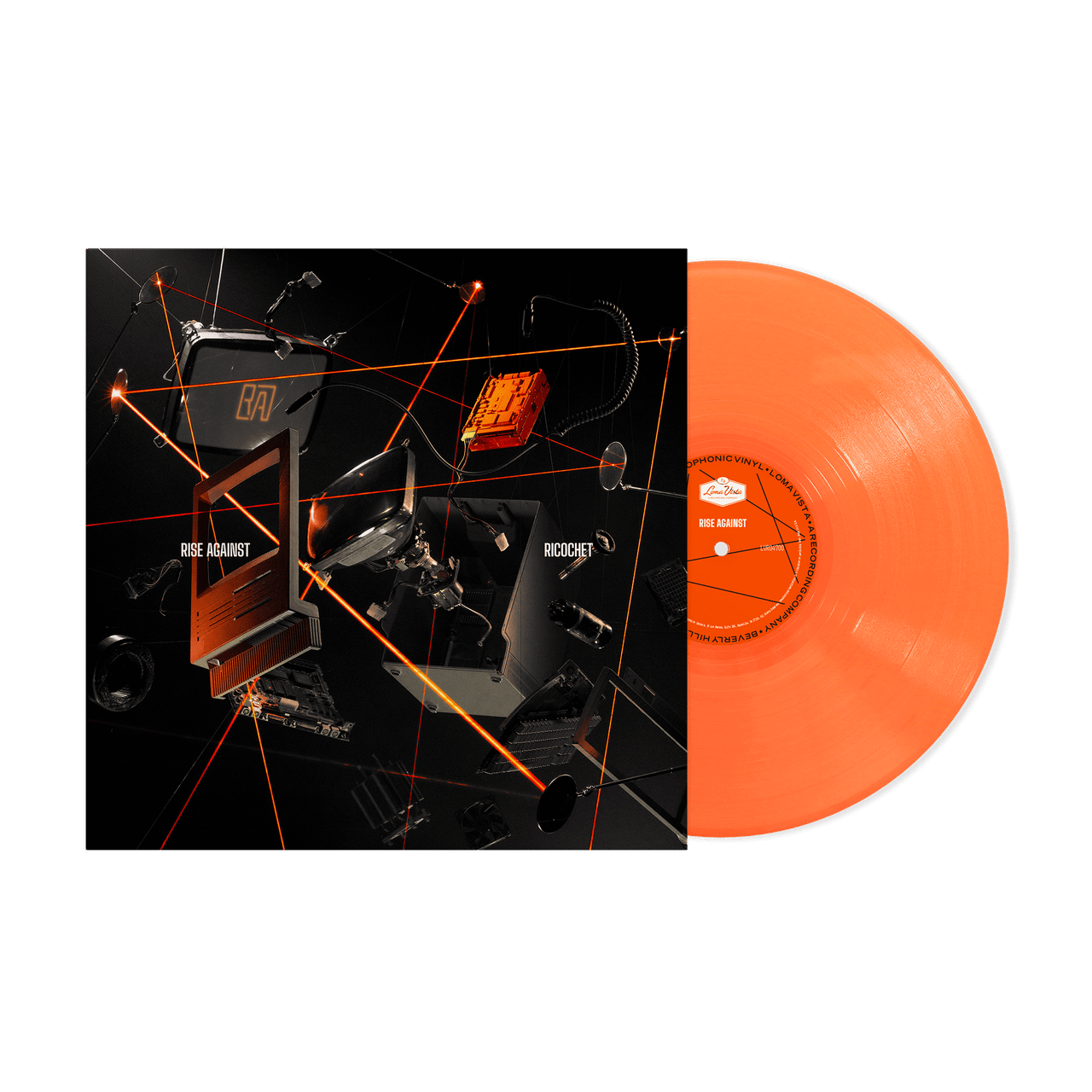 Rise Against 'Ricochet' LP Neon Orange Vinyl