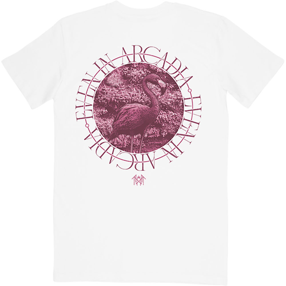 Sleep Token 'Flamingo Circle' (White) T-Shirt BACK