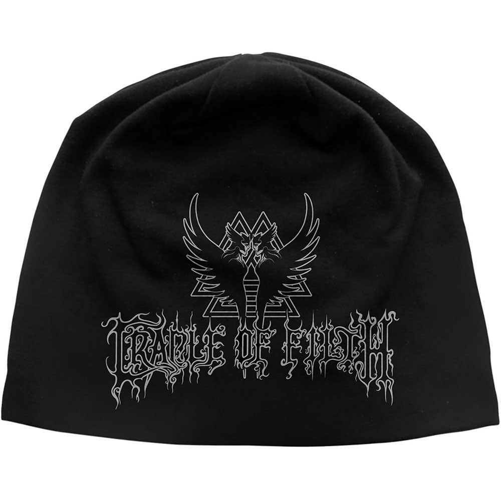 Cradle Of Filth 'Valkyrie Sigil JD Print' (Black) Beanie Hat