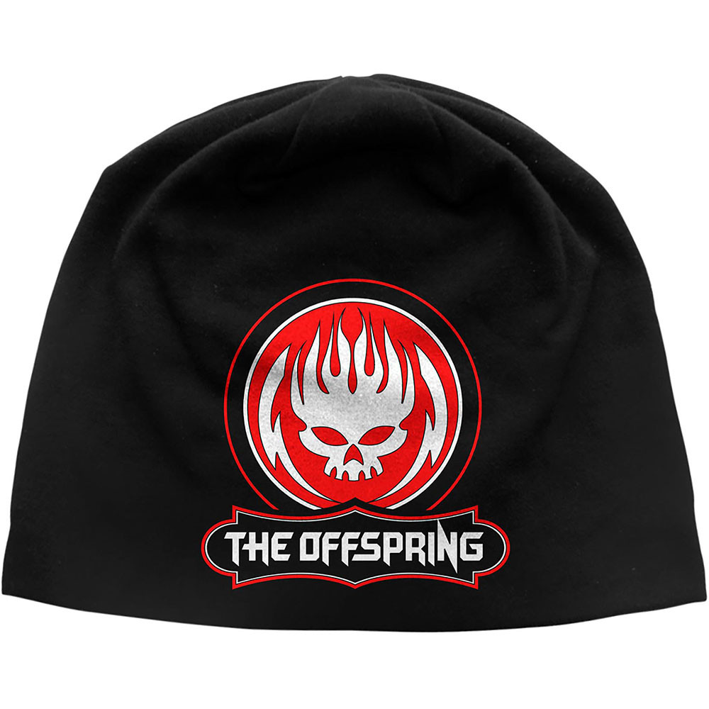 The Offspring 'Skull Logo JD Print' (Black) Beanie Hat